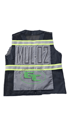 Chaleco Brigadista Malla con Reflectivos vista 2