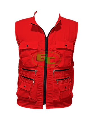 Chaleco en Dril vista 2